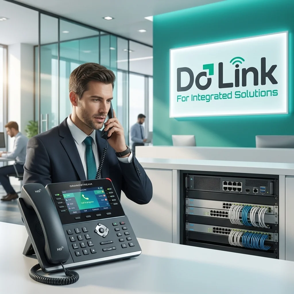 جهاز سنترال IP PBX وهواتف IP