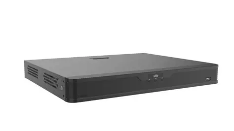 Uniview 2 HDDs 16-ch 16 PoE 1U Network Video Recorder Up to 12MP resolution recording