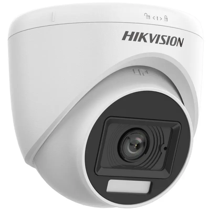 Hikvision 2MP Smart Hybrid Light Audio Fixed Turret Camera 