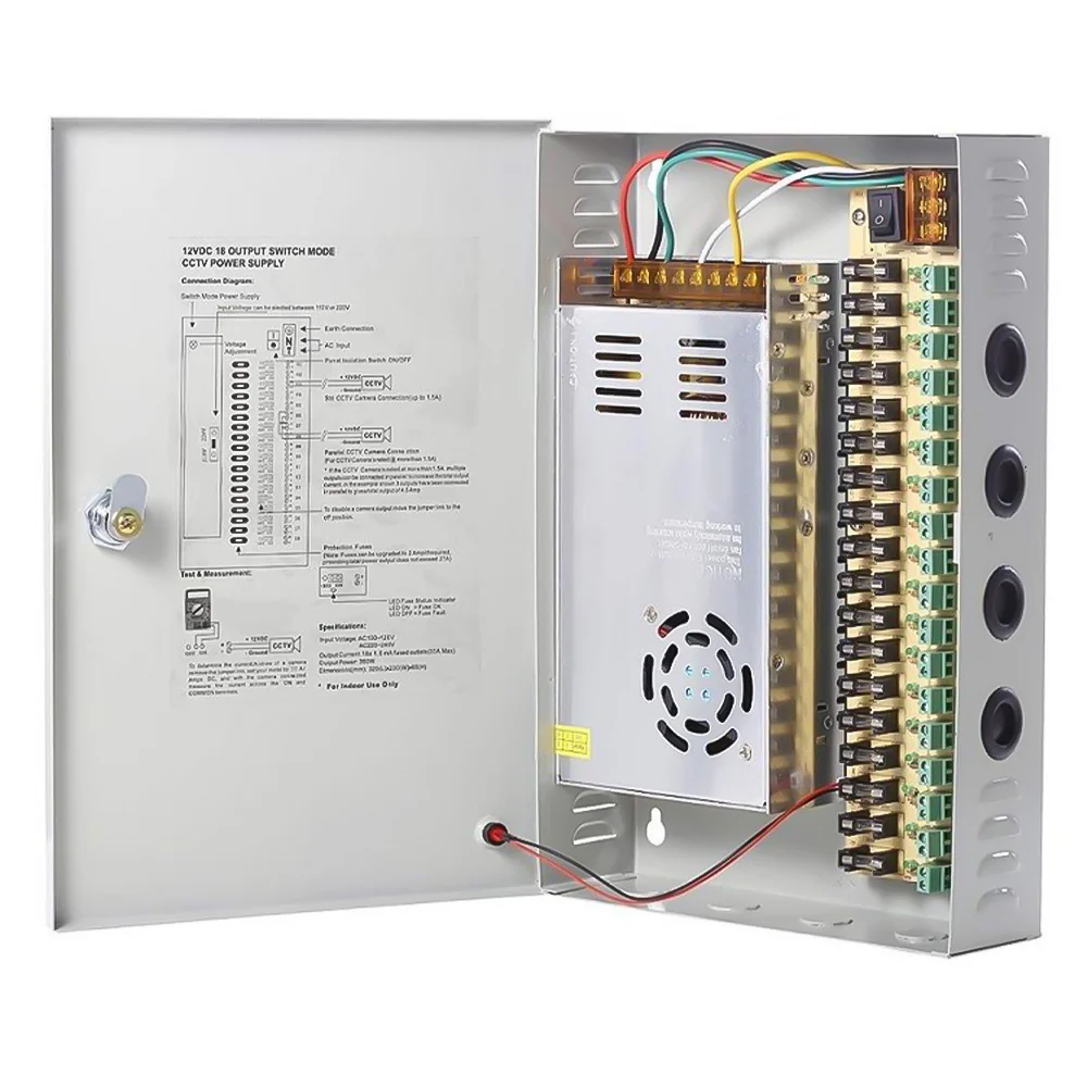 12V 30A Power Supply Box