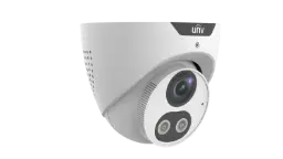 [IPC3615SB-ADF28KMC-I0] Uniview 5MP Tri-Guard Fixed Dual-light Turret Network Camera Built-in mic and speaker