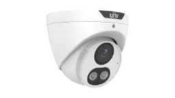 [IPC3615SE-ADF28KM-WL-I0] Uniview 5MP ColorHunter Fixed Warm Light Turret Network Camera Built-in mic