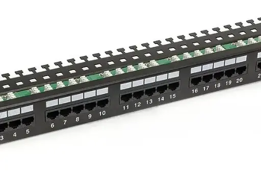[NS-PP6A-UTP-FL-24P] Netsys Patch Panel 24 Port Loaded