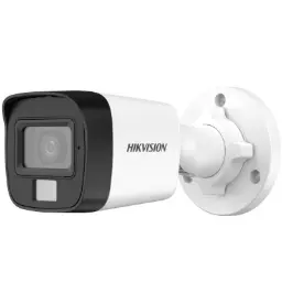 [DS-2CE16K0T-LPFS] Hikvision 3K Smart Hybrid Light Fixed Mini Bullet   Mic Camera