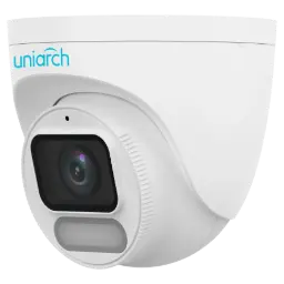 [IPC-T242-ADF28K-WP] Uniarch 2MP ColorHunter Wise ISP Fixed Warm Light Turret Network Camera Built in Mic