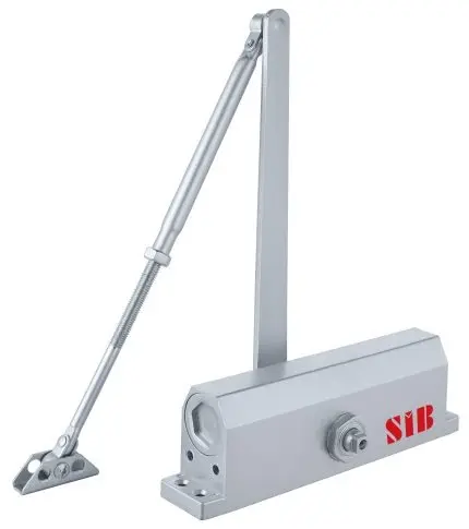 [SIB  Door Closer - Silver 120KG] SIB Metal Automatic Door Closer - Silver 120KG 