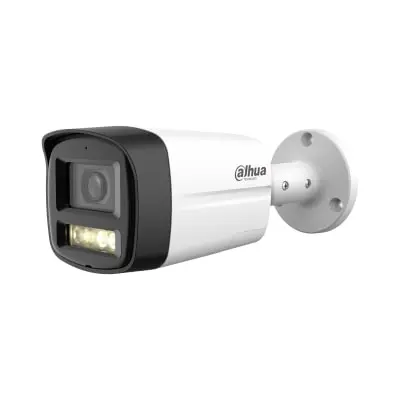 [DH-HAC-HFW1500RLP-IL-T] Dahua 5MP Smart Dual Light HDCVI Two-Way Talk Fixed-Focal Bullet Camera