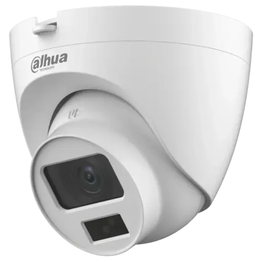 [DH-HAC-HDW1500CLQP-IL-A] Dahua 5MP Smart Dual Light HDCVI Fixed-Focal Quick-to-install Eyeball Camera