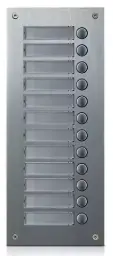 [DR-12US] 12 Buttons Audio Outdoor Aluminum Slave Panel