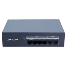 [DS-XS06-P] Hikvision 4 Port Unmanaged POE Switch