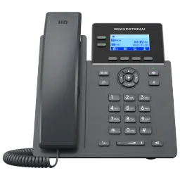 [GRP2602G] Grandstream Essential IP Phone, 2 SIP Accounts, 2 Lines, 2x GBE PoE, 132x48 (2.41") Backlit LCD, 5V/0.6A PSU