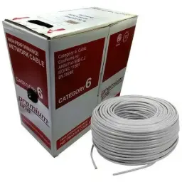 [Premium Line 206141115] Premium Line Cat 6 U/UTP 23 AWG, 305M Roll, Grey