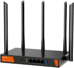 [W30E] Tenda 1 US Single Bandwidth Wi-Fi 6 Router, 4 Port Gigabit Ethernet, Dual Band, 3000 Mbps, 160MHz Bandwidth, 200 User Capacity