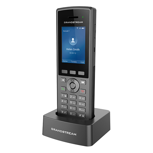 [WP825] Grandstream Ruggedized Wi-Fi IP phone - IP67 - 2 SIP Accounts - 2 Lines - 240x320 (2.4") LCD - 2000mAh Li-ion Battery - 5V/1A Micro -USB PSU