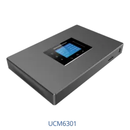 [UCM6301] Grandstream IP PBX Appliance - 1 RJ11 FXS - 1 RJ11 FXO - 2x GbE PoE LAN/WAN - 1 Hot Standby Port - 500 SIP Users - 50 Concurrent Calls - UCM RC - VideoServer - 12V/1.5A PSU