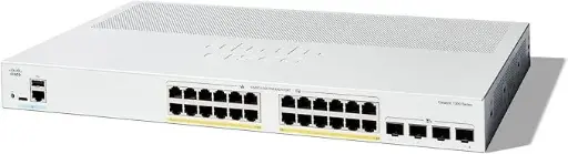 [C1300-24P-4X] Cisco Catalyst 1300-24P-4X Managed Switch, 24 Port GE, PoE, 4x10GE SFP+, Limited Lifetime Protection