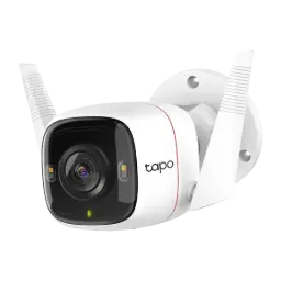 [Tapo C320WS] Tapo 4MP Outdoor Wi-Fi Camera Full-Color Wired or Wireless Networking Two-Way Audio