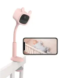[BM1 Pink] Battery-powered Baby Monitor - BM1 Pink