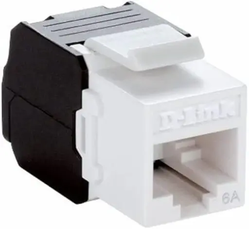 [NKJ-6AWHI1B21] D-Link RJ CAT6A KEYSTONE JACKS (White)