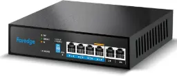 [AI806M] Foredge 6-Port 100M AI PoE Switch (65W)